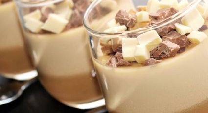 Receta fácil de panna cotta de Nutella con solo 4 ingredientes