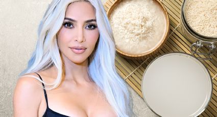 Kim Kardashian hace esta agua de arroz para hacer crecer el pelo