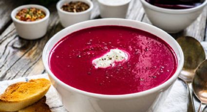 La receta más fácil de crema de remolacha (con 3 ingredientes y en 5 minutos)