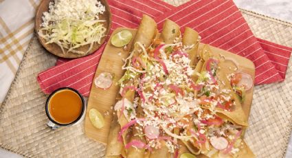 Prepara esta receta mexicana de tacos dorados para sorprender a tus visitas