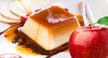 ¡En 5 pasos! Haz un flan de huevo con manzana para sorprender a tu familia