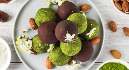 Trufas de chocolate y matcha, el postre más fácil y práctico