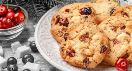 ¡Postres que huelen a Navidad! Prepara deliciosas galletas de arándano