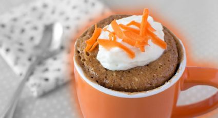 Mug cake: prepara un delicioso bizcocho de zanahoria en microondas