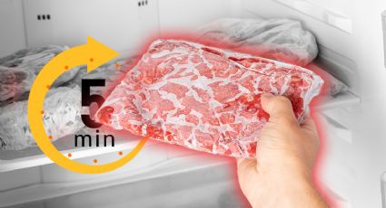 ¿Cómo descongelar la carne en 5 minutos? El truco más fácil y rápido