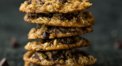 Disfruta un postre saludable con estas galletas de avena y chocolate