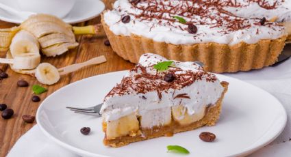 Receta sin horno: prepara la mejor tarta banoffee de plátano