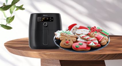 Haz galletas de Navidad en freidora de aire (con 4 ingredientes)