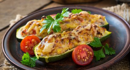 En 3 pasos una comida económica, zucchini al horno para la cuaresma