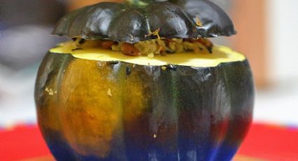 En 20 minutos: prepara una exquisita calabaza rellena