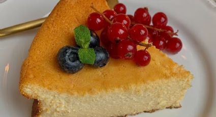 En tan solo 2 minutos y con 3 ingredientes: prepara esta deliciosa tarta de queso