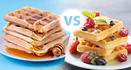 Estas son las principales diferencias entre los gofres y los waffles