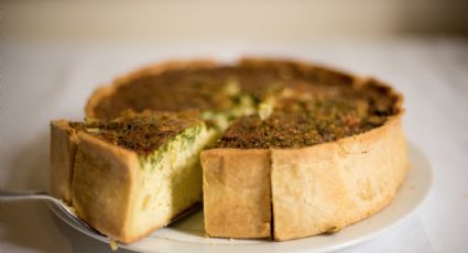 Prepara un delicioso quiche de brócoli, cebolla y queso