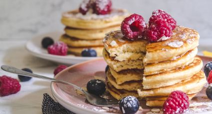 Una merienda sin harina de trigo, disfruta estos hotcakes