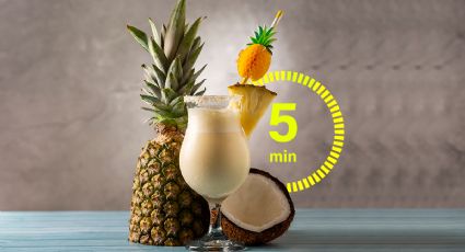 Aprende a hacer una piña colada en menos de 5 minutos