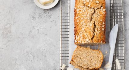 Para un desayuno formidable, prepara un rico pan de avena