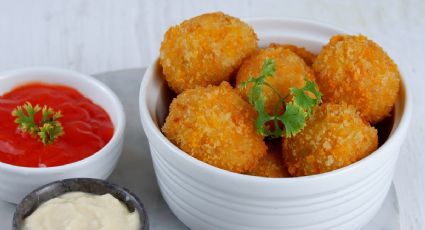 Receta económica, en 3 pasos prepara unas bombas de patata y queso