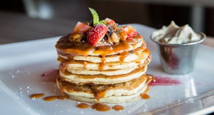 Una merienda imperdible, pancakes de banana sin harina de trigo y sin azúcar blanca