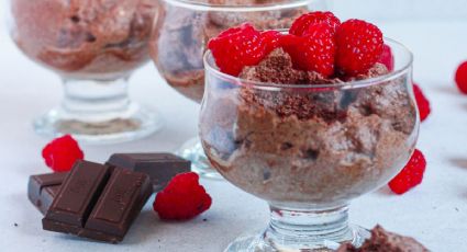 Así puedes preparar una saludable mousse de tofu y chocolate