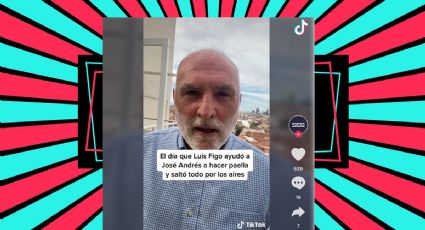 La inesperada anécdota entre Luis Figo y José Andrés que se hizo viral en TikTok