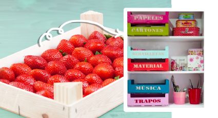 Decoración: prácticas ideas para reciclar cajas de fresas