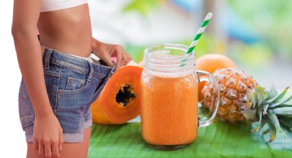 Cómo preparar el jugo de piña y papaya que te ayudará a quemar grasa