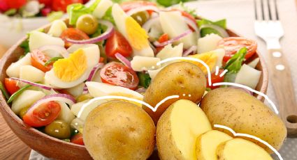 Saludable y fresca: prepara ensalada campera de patata y tomate