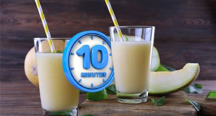 En 10 minutos: prepara un exquisito batido de melón con 4 ingredientes