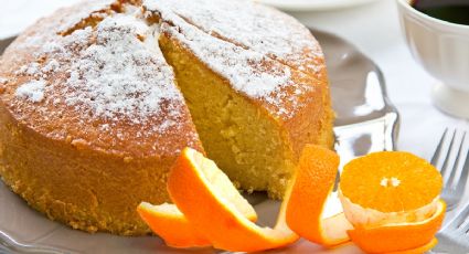 No la tires: prepara un delicioso pastel con la cáscara de la naranja