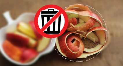 (No la tires) así puedes aprovechar la cáscara de manzana