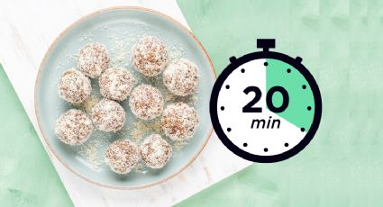 En 20 minutos: prepara bombones saludables de manzana y avena