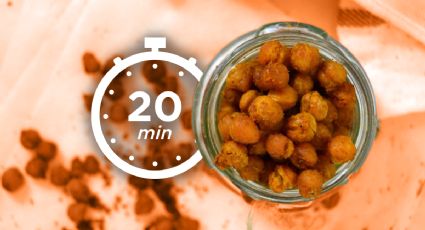 El mejor snack saludable con garbanzos tostados para hacer en 20 minutos