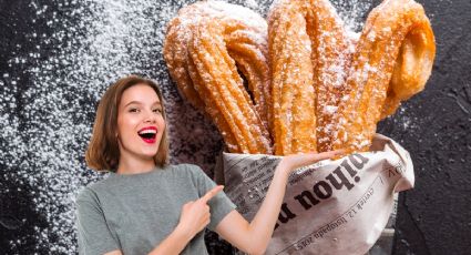 Esta es la forma perfecta para rellenar los churros de una forma original