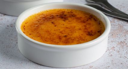 Prepara un delicioso creme brûlée, con 6 ingredientes