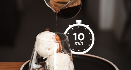 Prepara un rico postre helado italiano con 2 ingredientes en 10 minutos