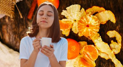 No la tires: así puedes preparar una saludable infusión de cáscara de mandarina