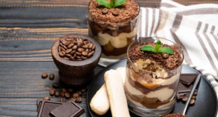 Para consentir a los golosos, una exquisita mousse de chocolate y maní