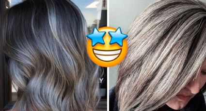 Las mechas ideales que combinan con tus canas que te sorprenderán