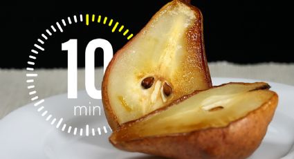 Sin horno: cómo preparar un postre con peras y 3 ingredientes