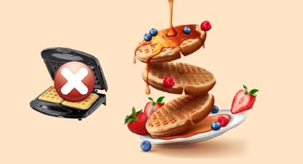 Desayuno rápido: ¿Cómo hacer waffles si no tienes wafflera?