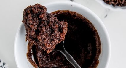 Sin horno: En 3 pasos, prepara un delicioso brownie en taza