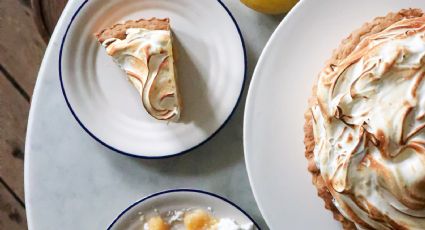 Prepara tarta de limón con merengue italiano como un profesional