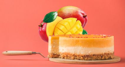 Postre sin horno: Haz una tarta de queso con mango sin gluten