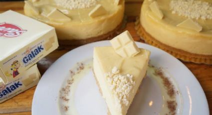 Prepara un cheesecake de chocolate blanco sin usar horno