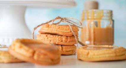 Disfruta de unas galleta de dulce de leche con tan solo 5 ingredientes