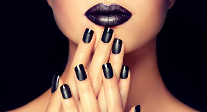 Uñas decoradas: 5 diseños en color negro para lucir una manicura elegante