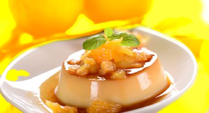 ¡Receta irresistible! Prepara un dulce flan de mandarina en pocos pasos