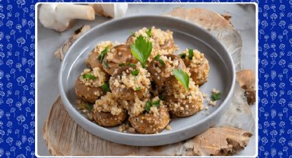 Receta de otoño: Disfruta un plato nutritivo y sencillo con quinoa y champiñones