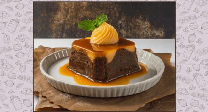 Prepara el flan de capuchino con brownie en solo 40 minutos y sorprende a tu familia