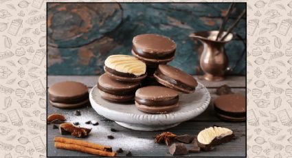 Dile adiós a los clásicos alfajores de maicena con esta receta helada cubierta de chocolate